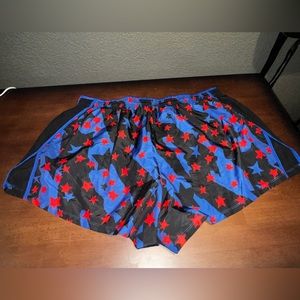 Women’s Nike 1x stars and strips shorts lined like new